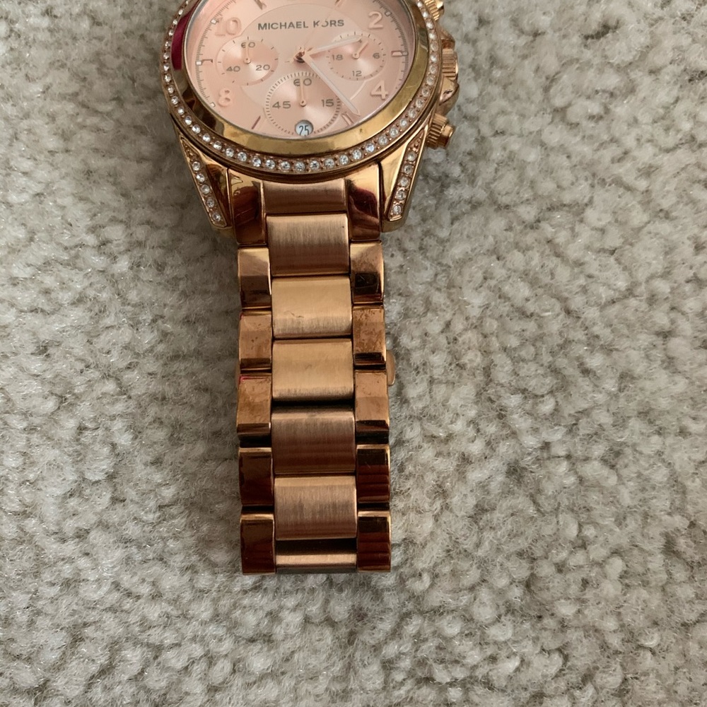Blair Chronograph Rose Gold MK-5263 - Picture 5 of 8
